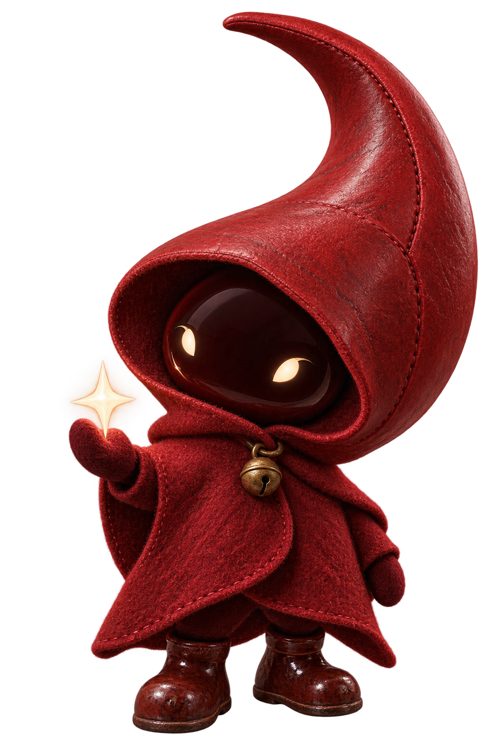 Luce, a scarlet crescent-hooded oracle